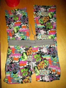 Disney Parks 💜PInk ACtion Drawstring Pants girls sz S waist 28" - Picture 1 of 3