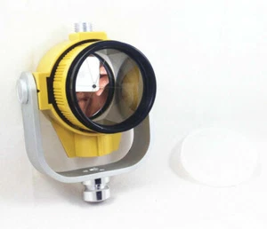 NEU gelbes Einzelprisma mit Tasche für Topcon Sokia Nikon Totalstationen - Bild 1 von 4