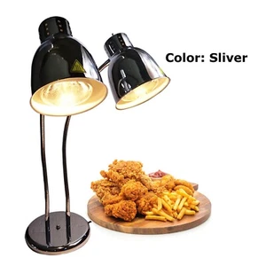 2 Birnen Lebensmittel Wärmelampe Lebensmittel Isolierung Lampen für Restaurant Pommes Brathähnchen - Bild 1 von 13