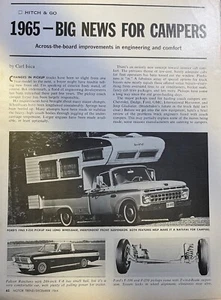 Road Test 1965 Campers Camper Tops illustrated - Picture 1 of 3