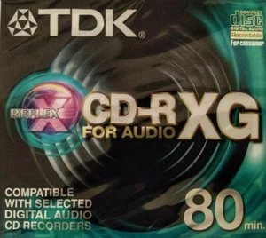 10 X TDK CD-RXG Audio 80 min Blank CD-R Audio Digital Neuf New Neu Nuovo - Photo 1/3