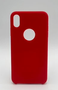 Apple iPhone XS MAX Hülle Stoßfest Premium Ultra Slim Cover Farbe Rot - Bild 1 von 2