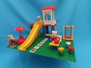 Vintage Lego Fabuland Set 3676 Catherine Cat's Fun Park VOLLSTÄNDIG - Bild 1 von 9