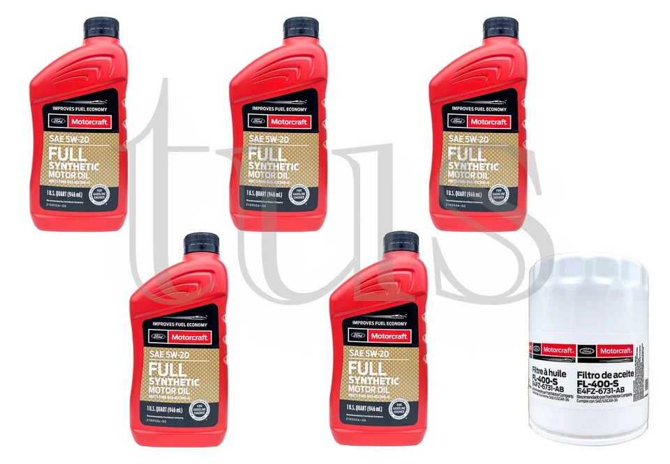 Kit de cambio de aceite sintético completo para Ford Focus 2004 2,0 L L4 DOHC 5w20 Foto 1 de 1