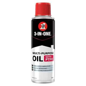 3 in 1 Oil Spray Lubricant With PTFE Long Lasting Anti Rust Multi Purpose- 250ml - Picture 1 of 2