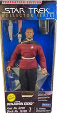 STAR TREK DEEP SPACE NINE CAPTAIN BENJAMIN SISKO 9" /ca. 23cm PLAYMATES B FIGURE