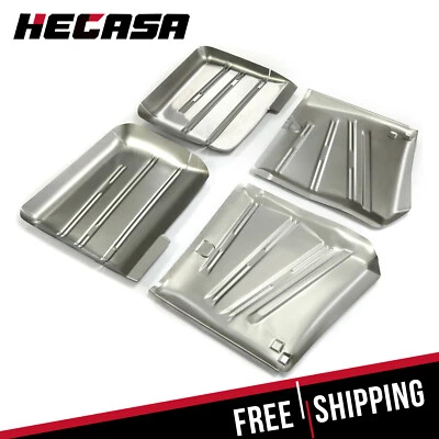 For 1958 Chevrolet Impala Bel Air Biscayne Delray Floor Pans 4pcs Factory Style - Image 1 of 4