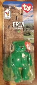 Ty Beanie Baby ERIN DER BÄR 1997 SELTEN ungeöffnet im Ruhestand OVP - Bild 1 von 2