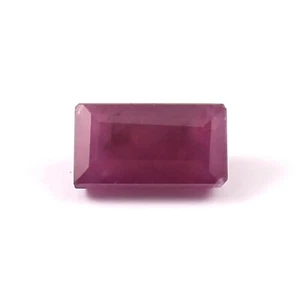 AAA 100% Natural Mozambique Red Ruby Unheated Baguette Cut Loose Gemstone 2.65ct - Picture 1 of 6