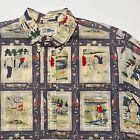 Vintage Reyn Spooner Xl Golf Course Pullover Egyptian Cotton Made In Hawaii