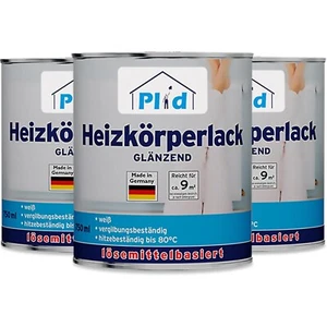Heizkörperlack LH 2,25L für ca. 27m² Weiß Glänzend / hitzebeständig bis 80° - Bild 1 von 7