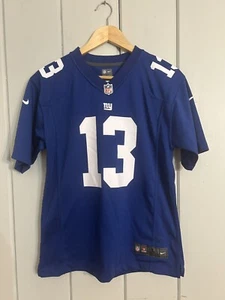 Nike On Field New York Giants Trikot Odell Beckham Jr Siebdruck Blau L - Bild 1 von 6