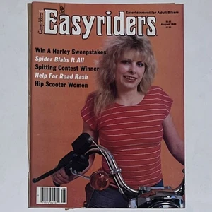 Vintage Easyriders Motorcycle Adult Magazine - Aug 1985 - Mann Centerfold Art VG - Picture 1 of 5