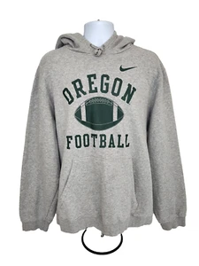 Oregon DUCKS Football TEAM ISSUED Nike Pullover HOODIE Jacket MEN'S 2XL - Picture 1 of 3