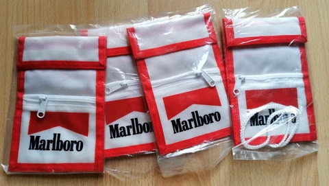 F1 Marlboro vintage Mclaren,Ferrari official Paddock ticket holder, ticket bag Cover