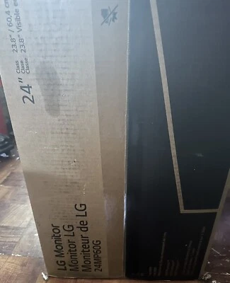 LG 24MP60G 24" FHD IPS LED Monitor - Black - Image 1 of 4