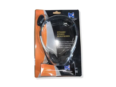 PC Stereo Headset - Kopfhörer + Mikrofon - Nackenbügel - Computer VoIP Telefonie - Bild 1 von 2