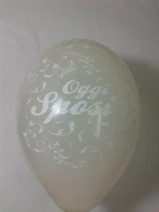 HEUTE BRAUTBALLONS ELFENBEIN mit WEISSEM RELIEFDRUCK 10 Stück 12" PARTY PARTY - Bild 1 von 1