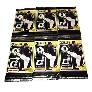 (6) Paquetes de béisbol Donruss 2024 - Paquetes de 5 tarjetas - Sellados de fábrica - ¡¡Envío gratuito!!! - Imagen 1 de 4