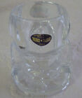 24% Lead Crystal Sowman Candle Holder 4" Tall Usa
