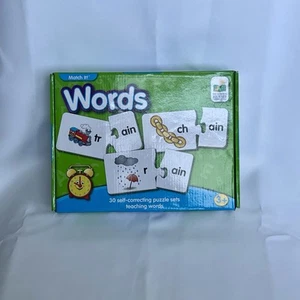 Match It! Words 30 Self Correcting Puzzle Sets Teaching Words Ages 3+ - Picture 1 of 4