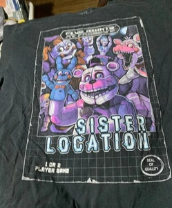 Five Nights At Freddy’s Tee Shirt Sister Location XL - Picture 1 of 4