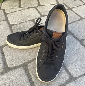 ECCO Soft 7 Black Nubuck Mens Casual Low Top Sneakers Shoes Size 10 EU 44 - Picture 1 of 15