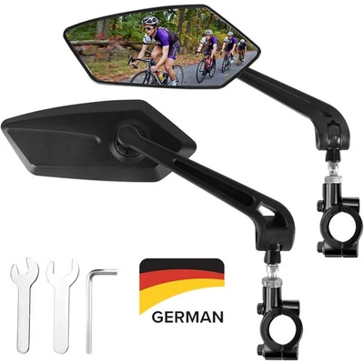 Set 2 Fahrradspiegel-Rückspiegel für E-Bike & Scooter – Fahrrad rechts & links - Bild 1 von 4