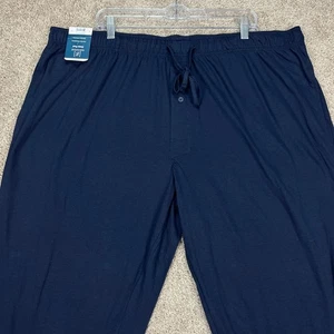 Pantalones para dormir George Hombres 2XL Tejidos Azul Marino Oscuro Confort Cintura Absorbente de Humedad NUEVO - Imagen 1 de 10