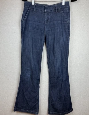 Pantalones de mezclilla suaves elásticos Level 99 Newport pierna ancha tiro bajo Y2K 27 para mujer Foto 1 de 4