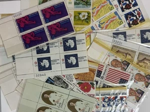 Plate Block Stamps United States Lot Of 20 Mint Never Hinged Never Used Gem - Picture 1 of 15