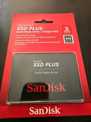 SanDisk SSD PLUS 2TB Internal SSD - SATA III 6 Gb/s - SDSSDA-2T00-G26 - Image 1 of 2