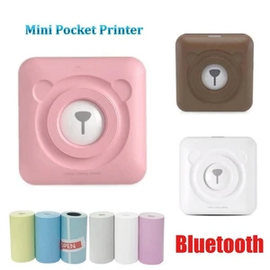 Mini Bluetooth Portable Smart Photo Printer Mini Pocket F Android/iOS +Paper - Picture 1 of 16