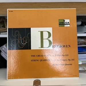 BEETHOVEN THE GREAT FUGUE STRING QUARTET NO16 Lp KOECKERT QUARTET L770 - Bild 1 von 3
