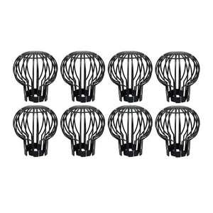 3X(8 StüCk Kunststoff-Dachrinnenschutz, Fallrohr-Laubschutz, Fallrohrfilter5288 - Bild 1 von 8