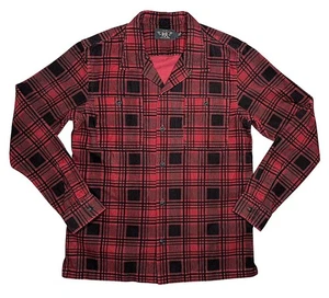 RRL Ralph Lauren Herren Cord Monterey Camp Hemd rot kariert Baumwolle M neu mit Etikett $ 345 - Bild 1 von 17