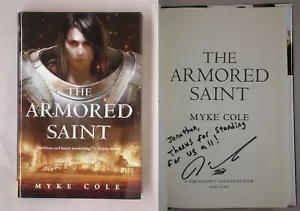 Signiert 1. Auflage THE ARMORED SAINT Myke Cole 2018 Hardcover Sacred Throne Buch 1 - Bild 1 von 3
