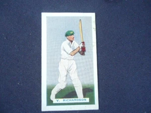 1932 Australia test cricketers Hoadley's chocolates cricket card V. Richardson - Picture 1 of 2