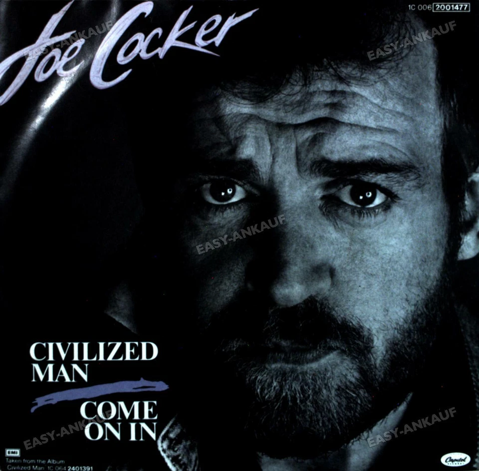 Joe Cocker - Civilized Man 7in 1984 (VG+/VG+) ' - Image 1 of 1