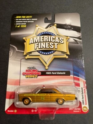Racing Champions Gold Strike Chase 1965 Ford Galaxie Tennessee State Trooper Foto 1 de 4