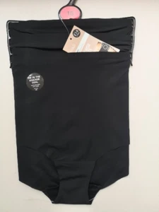 Pantaloncini corti donna EX M&S neri senza VLP vita alta mutandine confezione da 3 taglia 18 - Foto 1 di 6