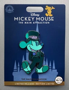 DISNEY Main Attraction HAUNTED MANSION Limited Edition MICKEY MOUSE Pin BADGE - Bild 1 von 5
