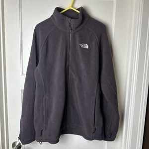 The North Face Jacket Mens XL Brown Fleece Sweatshirt Full Zip Outdoor Chocolate - Picture 1 of 7