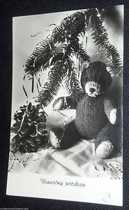 Vintage Weihnachts Postkarte - rppc - Schrift auf Rückseite - signiert - Bild 1 von 2