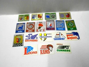 CALCIATORI panini 1986 - 87 lotto 18 scudetti diversi ( scudetti e mascotte ) - Foto 1 di 2