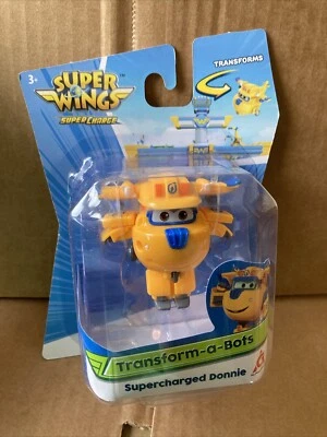 ALPHA SUPER WINGS - Transform-a-Bots- Supercharged Donnie - Combined Postage