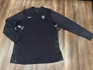 Nike NBA Brooklyn Nets Hyper elite On-Court Long Sleeve Shirt 896339-014 Sz XL - Picture 1 of 12