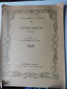 Concerto for Saxophone by Glazounov, c., 1936 - Picture 1 of 4