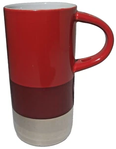 Starbucks 2014 Red and Silver 8 Fl Oz Espresso Cup/Mug MISSING SPOON - Picture 1 of 11