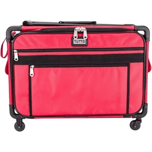Tutto Sewing Machine on Wheels Case Large Red Collapsible - Picture 1 of 10
